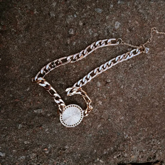 💫🌼Aldo Choker 💛Coin💎 Necklace - Picture 4 of 8